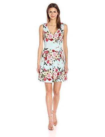 Fit And Flare Dress, Print, 12