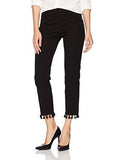 Karen Kane Tassel Trim Pant, Black, L