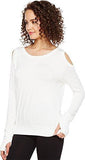 Recreation Bamboo Ls Cold Shoulder Top White L
