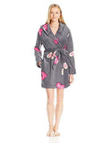 Pop Art Plush Robe, Betsey Xox Heart Emoji, Medium/Large