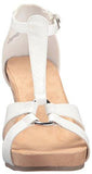 Plush Ahead Wedge Sandal White 8 M Us