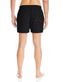 Speedo Deck Volley 16 Inch Swim Trunks Black Large