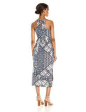 Bcbgeneration Faux Wrap Dress Sand Combo Large