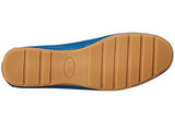 Olive Denim Pebble Grain Leather Shoe
