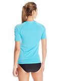 Kanu Surf Ibiza Short Sleeve Upf 50 Rash Guard Aqua Medium