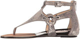 Vince Camuto Averie Wedge Sandal Metal Grey 11 M Us