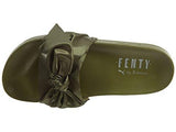 Puma Bow Slide Fenty By Rihanna Olive Branchpuma Silver Sandal