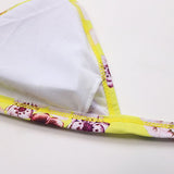 Mooskini Padded Floral Printing Bikini Beach Cover Up Two Piece Swimsuit Lus Size 68 Yellow