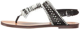 Vince Camuto Rebeka Flat Sandal Blackpicket 7 M Us