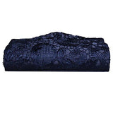 Road Evening Clutch Floral Lace Envelope Clutch Purses Elegant Handbags For Wedding And Party Blue