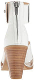 Nine West S Yannah Wedge Sandal White Leather 95 M Us