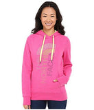 Trivert Logo Pullover Hoodie Raspberry Rose Heatherhamachi Yellow Large