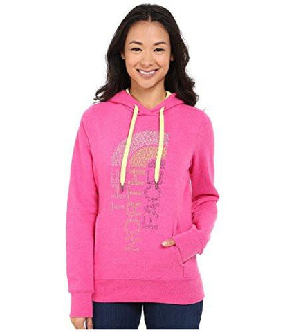 Trivert Logo Pullover Hoodie Raspberry Rose Heatherhamachi Yellow Large
