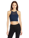 Mesh Crop Top Dark Navy Xsmallsmall