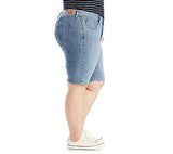 Levi Plus Size Shaping Bermuda Short Morning Song 38 Us 18