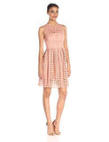 FitAndFlare Dress, Peach, 4