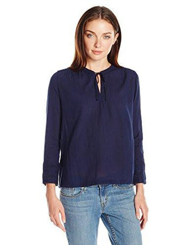 Cher Shirt, Peacoat 100% Cotton, Large
