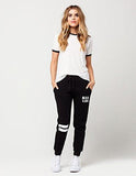 Young & Reckless Over Pass Sweatpants, Black, Small