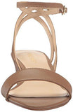 Nine West Lewer Leather Wedge Sandal Natural 105 M Us