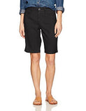 Catherine Short In Stretch Linen, Black, 10