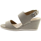 Lynette Us 9 Gray Wedge Sandal