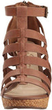 Jeyne Wedge Sandal, Burnt Umber, 11 Medium Us
