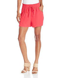 Eneration Drape Pocket Short Bright Coral Xsmall