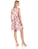 Floral Fit And Flare Pockets, Vintage Plum, 12