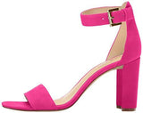 Nine West Nora Suede Dress Sandal Pink 6 M Us