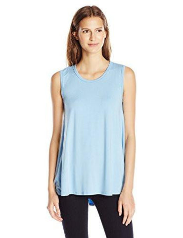 Karen Kane Sleeveless HiLo Top, Blue, Small