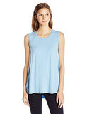 Karen Kane Sleeveless HiLo Top, Blue, Small