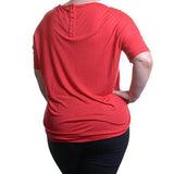 True Red C&S S/S Snp Nk Top M