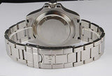 Luxury Black Dial Rotatable Bezel Luminous Quartz Silver Stainless Steel Watch