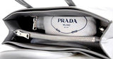 Prada Bn2603 Grey Saffiano Leather Shoulder Bag