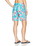 Kanu Surf Katya Upf 50 Active Floral Swim Boardshort Aqua 14