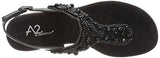 Glee Chlub Flat Sandal Black 8 M Us