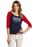 Raglan Sleeve TShirt With Studs, Navy, Large