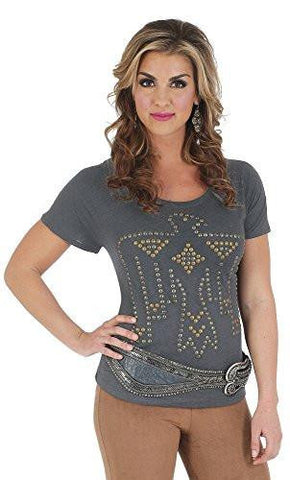 S Fashion Jersey Top Charcoal Grey M