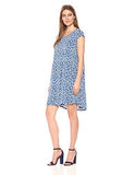 Karen Kane Print Maggie Trapeze Dress, Cobalt, M