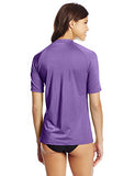 Kanu Surf Lanai Upf 50 Rash Guard Purple Large