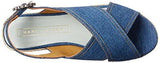 Marc Jacobs Beverley Espadrille Denim Platform Sandal Denim 38 Eu8 M Us