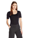 Karen Kane Super Soft Tee, Black, Small