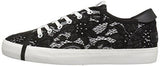 Lace Fashion Sneaker Black 8 M Us