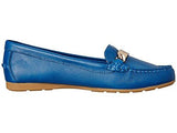 Olive Denim Pebble Grain Leather Shoe