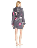 Pop Art Plush Robe, Betsey Xox Heart Emoji, Medium/Large