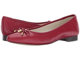 Ovi Leather Ballet Flat Red 6 M Us