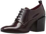 Rachel Comey Hayes Ankle Bootie, Bordo Satinado, 7 M Us