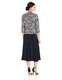 Jessica Howard Swing Jacket Dress With Ruched Waist, Navy/Taupe, 12