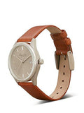 Kenneth Cole York Classic Quartz Stainless Steel And Brown Leather Dress Watch Model: 10026626