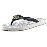 Michael Michael Kors Mk Flip Flop Navywhite Logo 10 M